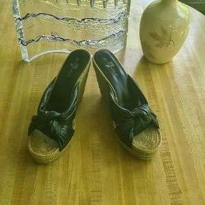 7 For All Mankind Jayda Espadrille Wedge Sandals